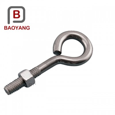 Custom High Precision Stainless Steel Eye Bolt M12 For Electrical