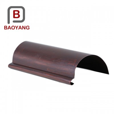 Building materials aluminum roof rain gutter garden end cap price